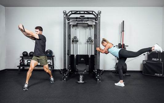 People working out on the Ares 2.0